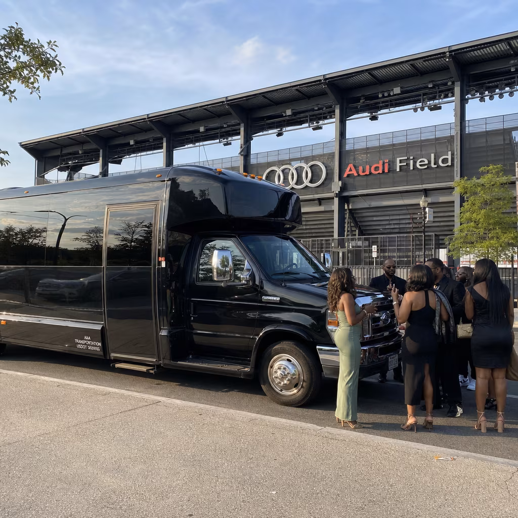 Rent a Bus to Audi Field