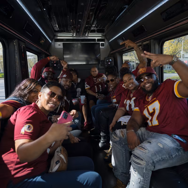 Washington Sporting Event Transportation fleet vehicle