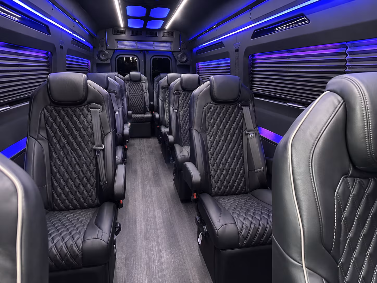 Washington Airport Shuttle & Transportation party bus exterior