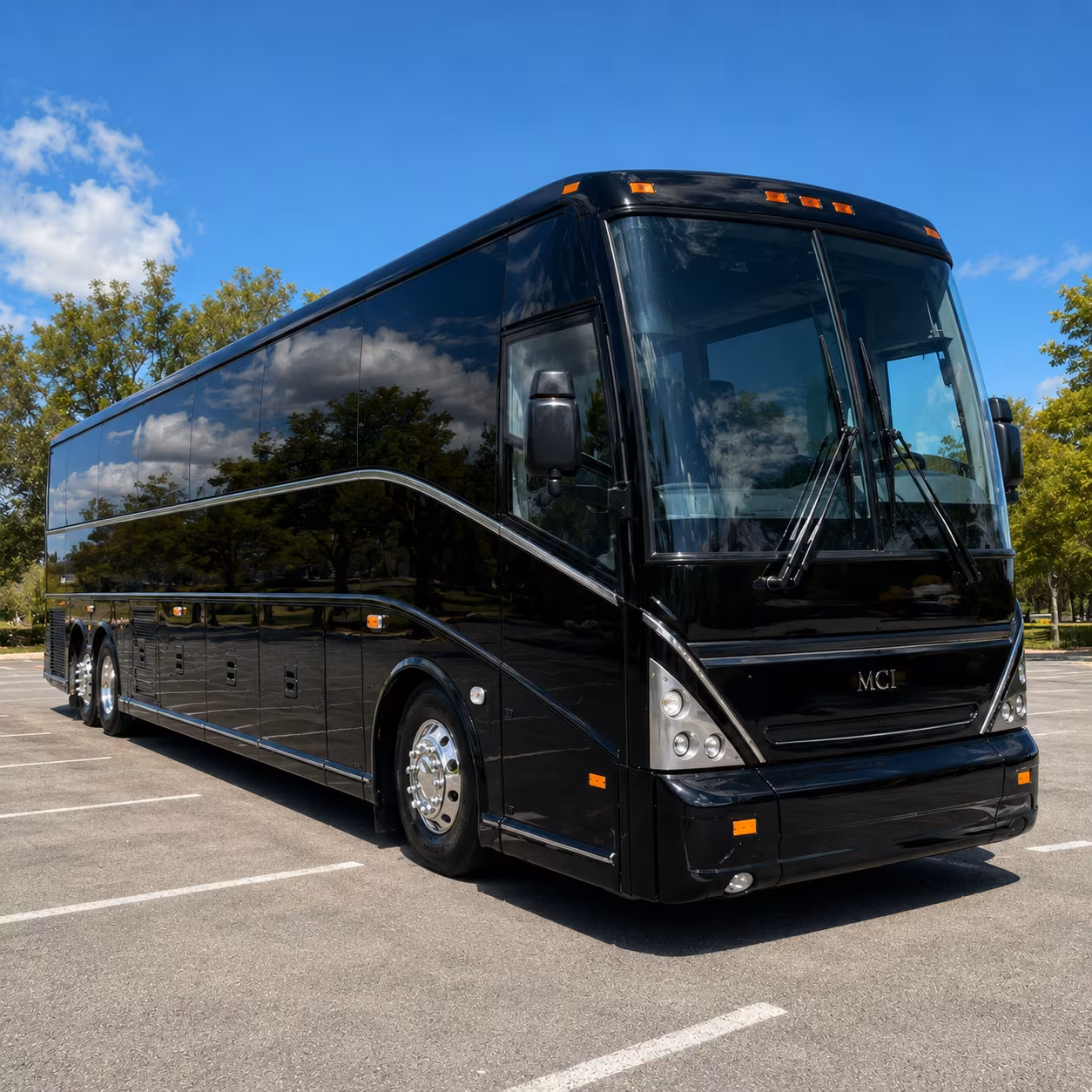 Washington Airport Shuttle & Transportation party bus interior