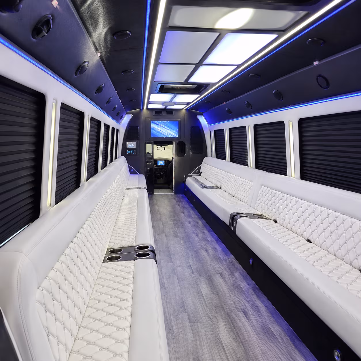 Washington Bachelor & Bachelorette Transportation party bus exterior