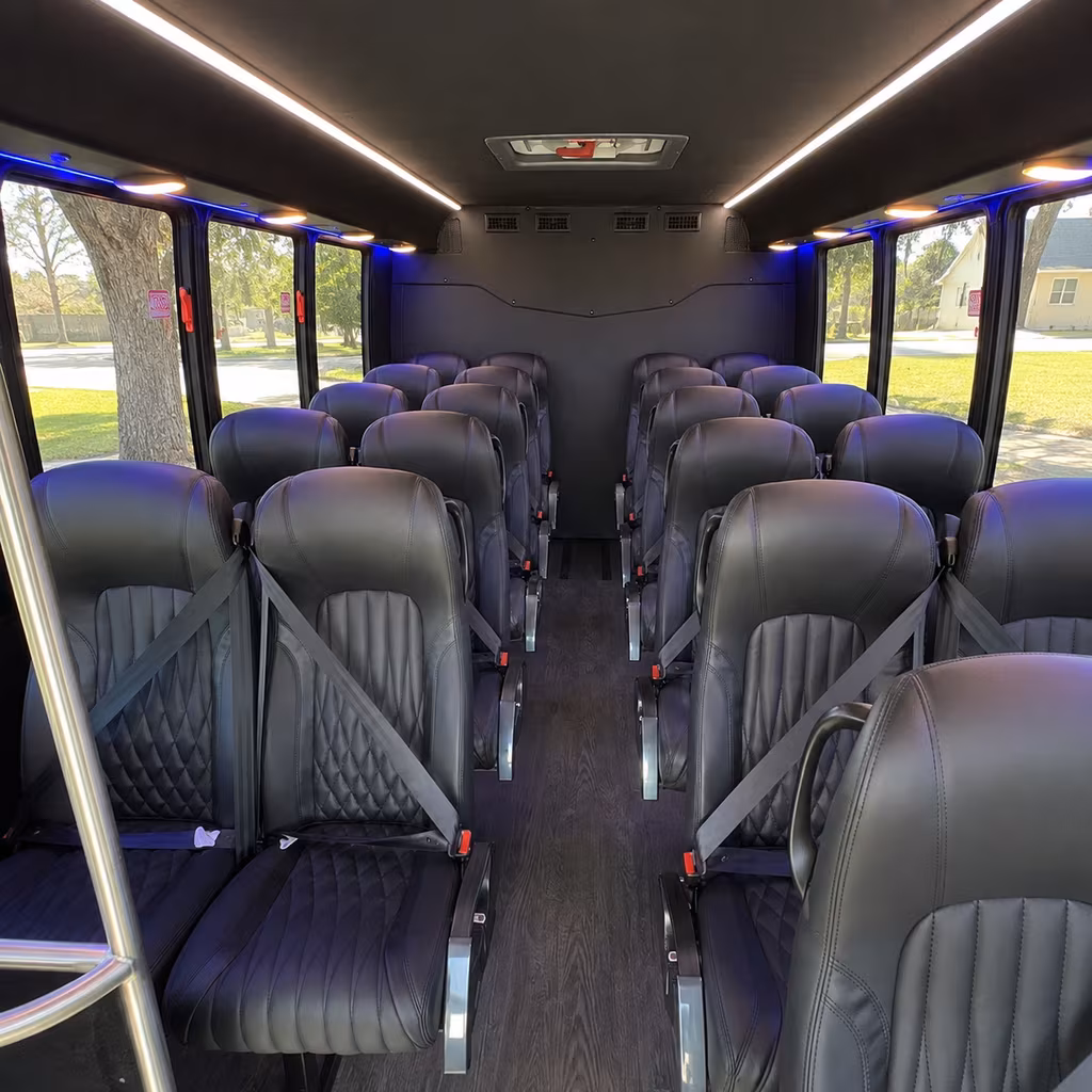 Washington Corporate Transportation party bus interior