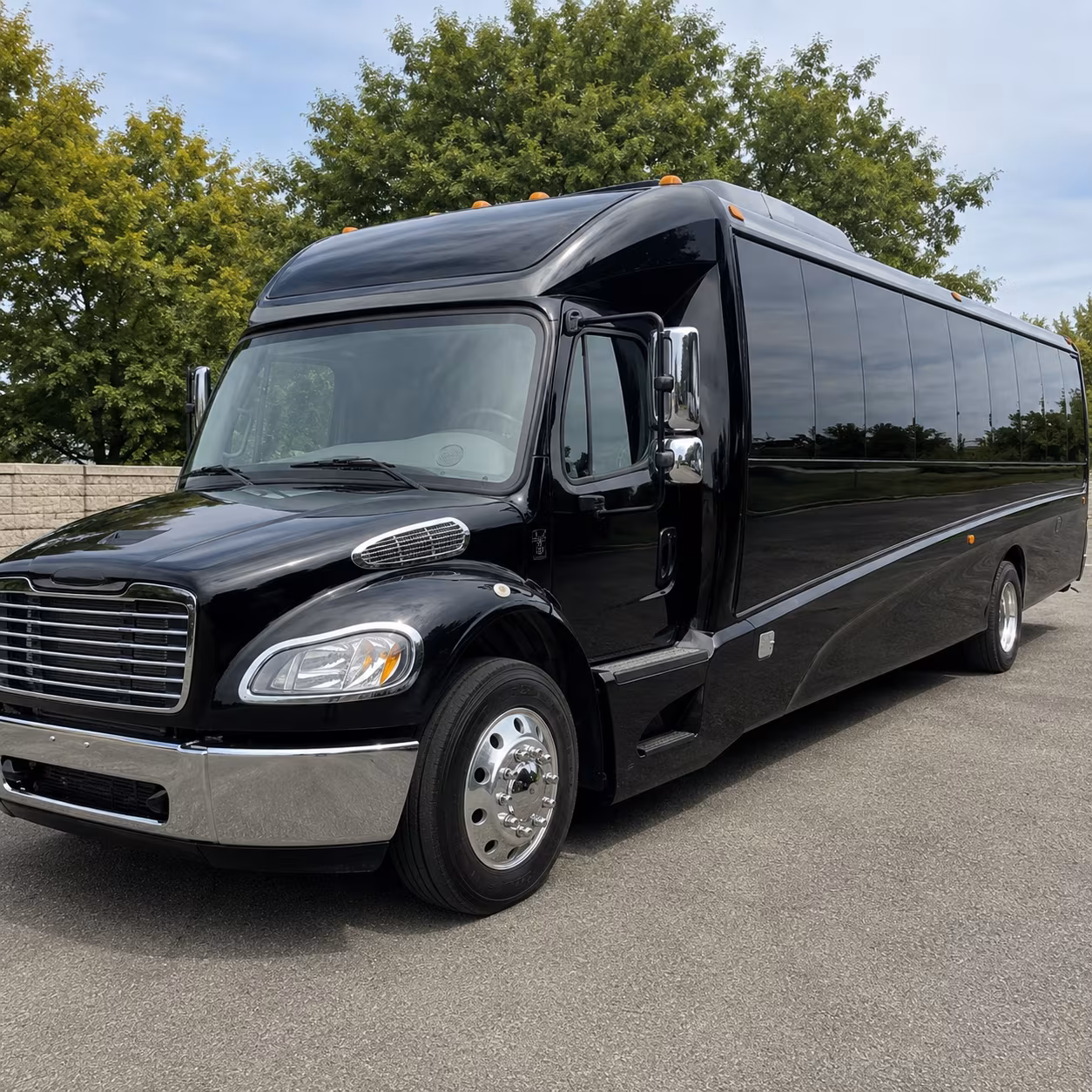Washington Corporate Transportation party bus exterior