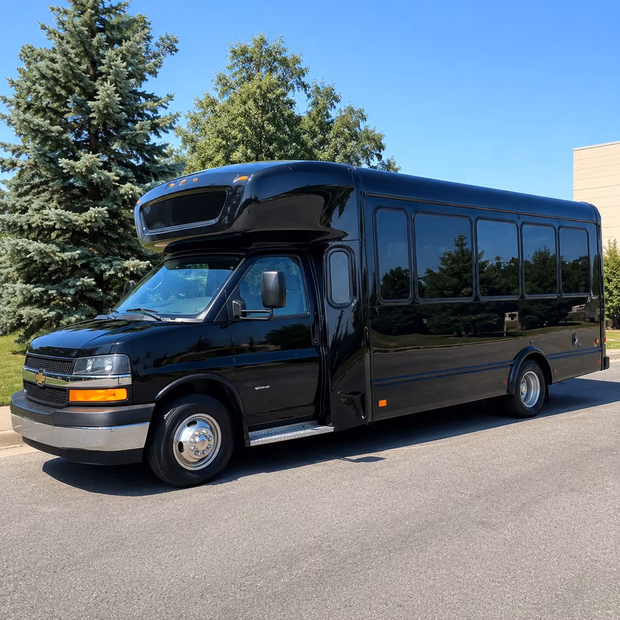Washington Private Event Transportation party bus exterior