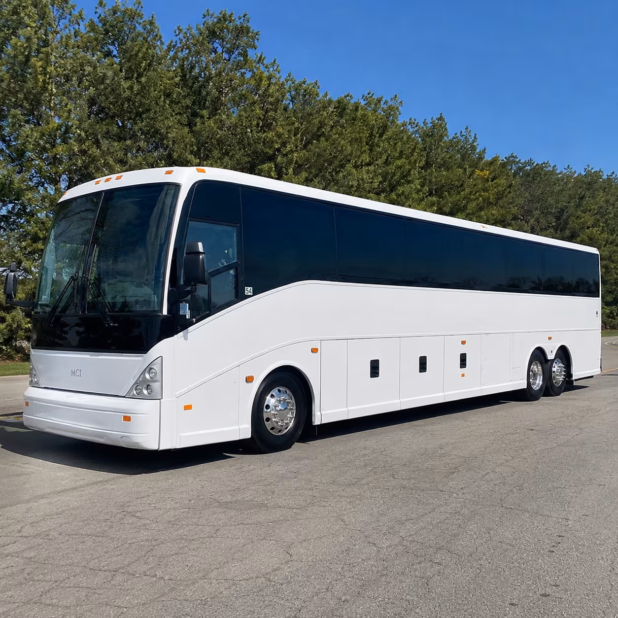 Washington School Event Transportation party bus exterior