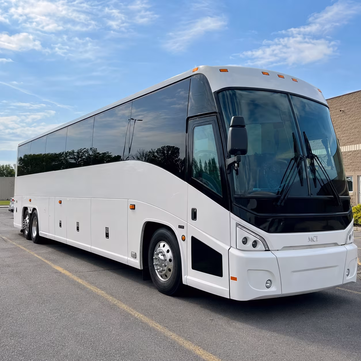 Washington School Event Transportation party bus exterior