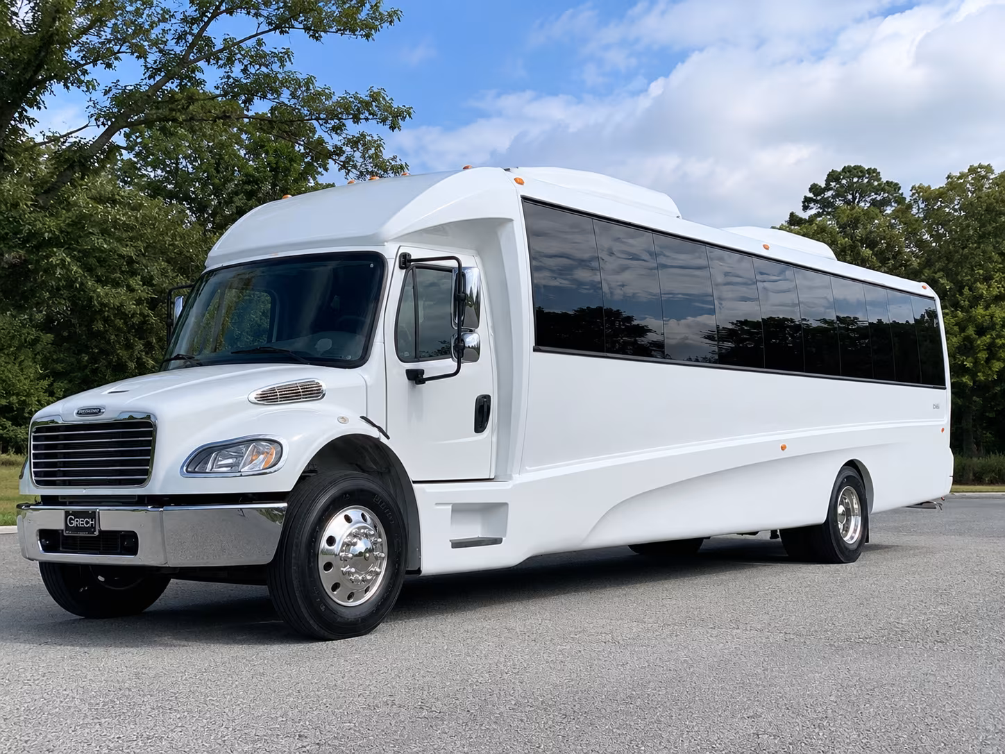Washington Sporting Event Transportation party bus exterior