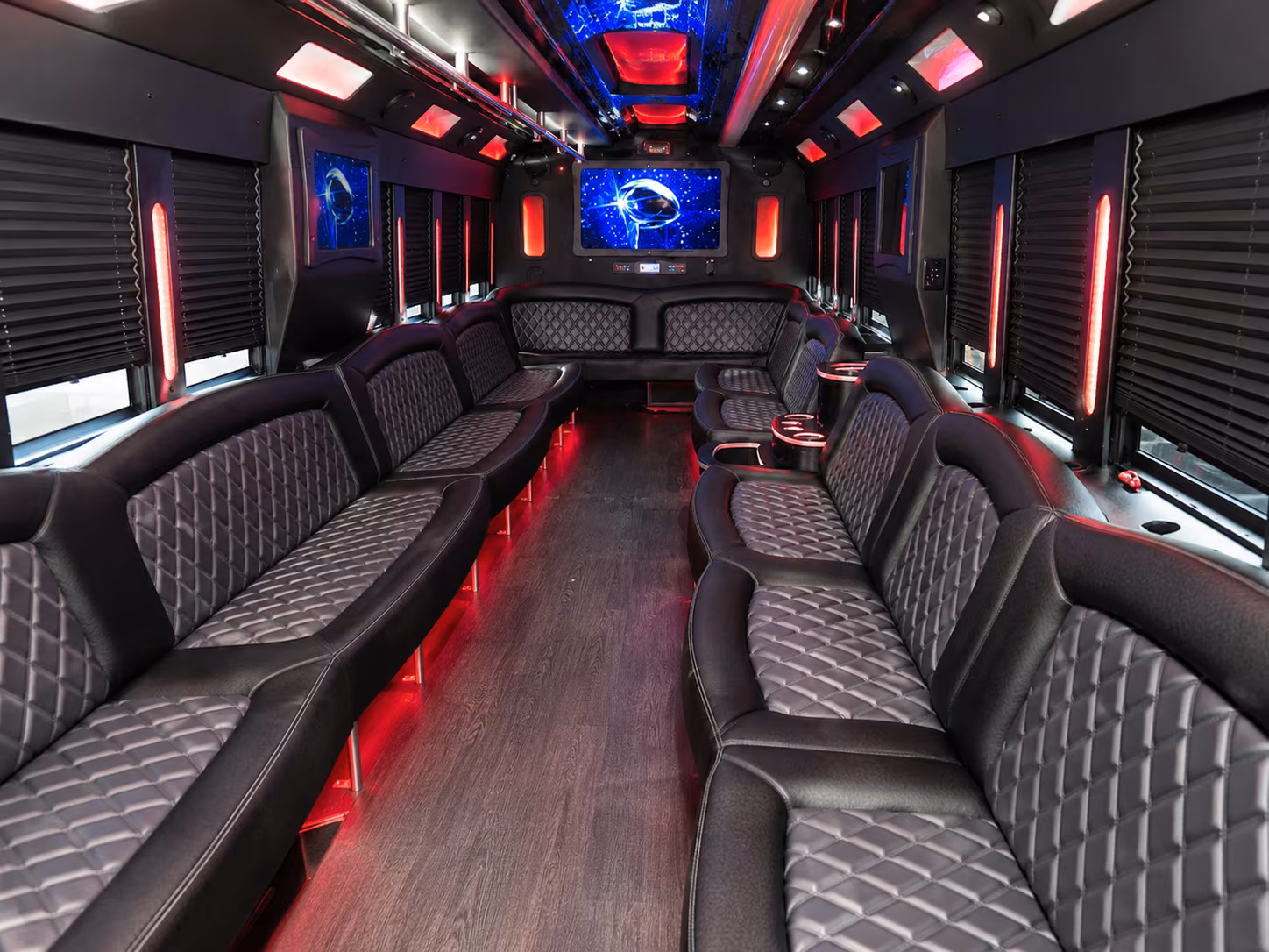 Washington Sporting Event Transportation onboard seating