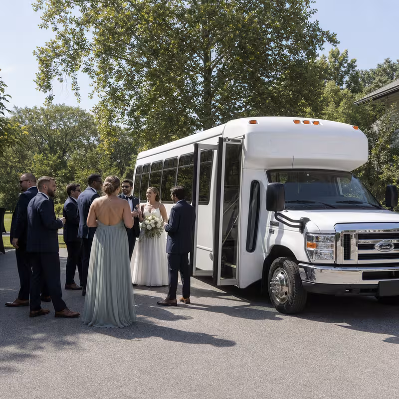 Washington Wedding Transportation fleet vehicle
